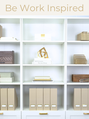 Load image into Gallery viewer, Set of 6 Foldable Magazine File Holders in Taupe with Label Holders