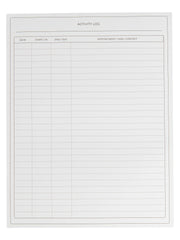 Load image into Gallery viewer, Activity Log Notepad - Log Comprehensive 50-Page - Sign in Sheet - Your Ultimate Activity Log, and Daily Log for Work by Blu Monaco