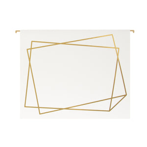 Load image into Gallery viewer, Set of 12 Cream White Cute Hanging File Folders Letter Size with Geometric Gold Foil Designs, Letter Size Decorative Hanging Folders for Filing Cabinet and Hanging File System, File Cabinet Folders