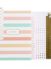 Load image into Gallery viewer, Large Planner 2024-2025 Daily Weekly Monthly Planners 2024-2025 - 8.5" x 11" Appointment Book for Women, Mom, Work, School Calendar Planner - 18 Month Planner 2024-2025 with 419 Stickers and Bookmark