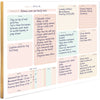 Pastel Weekly Planner Notepad – To-Do List with Habit Tracker and 52 Tear-Off Sheets – Beautiful Pastel Desk Planner for Goals, Priorities, and Self-Care