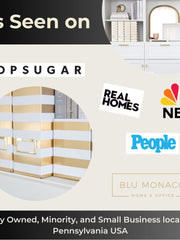 Load image into Gallery viewer, BLU MONACO Set of 4 Gold and White Striped Magazine File Boxes with Gold Label Holders - Ideal File Organizer Box for Desk Accessories, File Folder Holder, Office Supplies, and Book Organizer