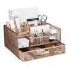 Rose Gold Desk Organizer with Drawer
