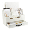 White Wooden Office Supplies Organizer