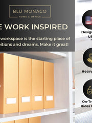 Load image into Gallery viewer, Foldable Magazine File Holder - Set of 4 - Rose Gold