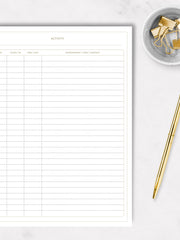 Load image into Gallery viewer, BLU MONACO Activity Log Notepad Log Comprehensive 50-Page Activity Log Notepad Sign in Sheet with Gold Text and Highlights - Your Ultimate Activity Log, and Daily Log for Work