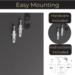 Load image into Gallery viewer, Mail Organizer Wall Mounted - Grey Wood Wall Mount Mail Holder Modern Key Holder