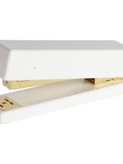 Load image into Gallery viewer, White and Gold Stapler