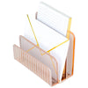 Rose Gold Metal Mesh Letter Sorter