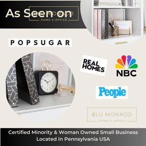 Load image into Gallery viewer, Geometric Gold Foil Black Binder 3 Ring - Set of 2-1 Inch Binders 3 Ring - 3 Ring Binders - 3 Ring Binders 1 Inch, Three Ring Binder - Cute Binder - Modern Preppy - 3 Hole Cute Binders