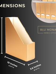 Load image into Gallery viewer, Foldable Magazine File Holder - Set of 4 - Rose Gold