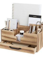 Load image into Gallery viewer, BLU MONACO Wooden Office Supplies Organizer