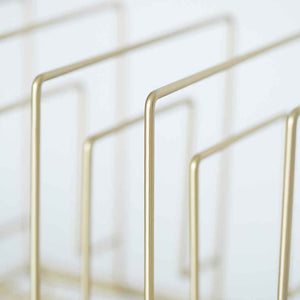 Load image into Gallery viewer, Fontvieille Desk Organizer with File Sorters and Drawer - Gold