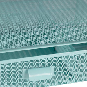 Load image into Gallery viewer, Fontvieille Desk Organizer with File Sorters and Drawer - Aqua