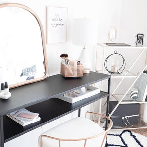 Load image into Gallery viewer, Rose Gold Rotating Pen Cup - Pencil Cup