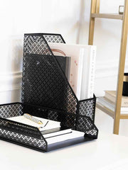 Load image into Gallery viewer, Riviera 6 Piece Black Desk Organizer Set