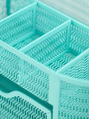 Load image into Gallery viewer, Fontvieille Aqua Desk Organizer with Drawer