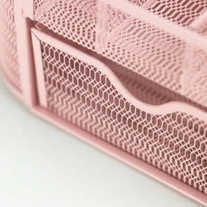 Load image into Gallery viewer, Fontvieille Pink Desk Organizer with Drawer