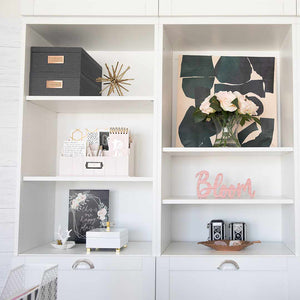 Load image into Gallery viewer, Light Pink Wooden Mail Organizer - 3 Tier