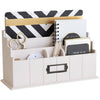 Light Pink Wooden Mail Organizer - 3 Tier