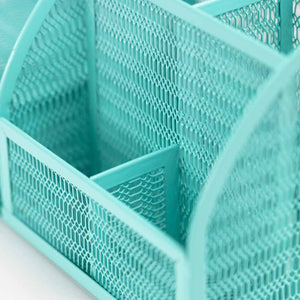 Load image into Gallery viewer, Fontvieille Unique Metal Aqua Desk Organizer with Drawer