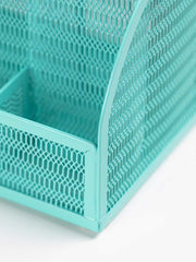 Load image into Gallery viewer, Fontvieille Unique Metal Aqua Desk Organizer with Drawer
