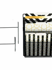 Load image into Gallery viewer, Office Cubicle Black Wire Mesh Hanging Wall File Organizer