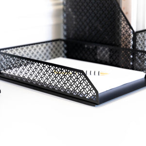 Load image into Gallery viewer, Riviera 6 Piece Black Desk Organizer Set