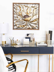 Load image into Gallery viewer, Riviera 6 Piece Gold Desk Organizer Set