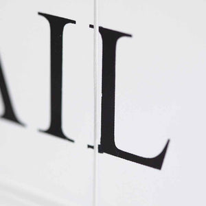 Load image into Gallery viewer, White Wooden Mail Organizer - 3 Tier