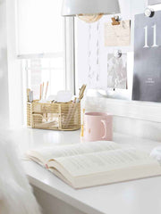 Load image into Gallery viewer, Fontvieille Gold Desk Organizer with Drawer