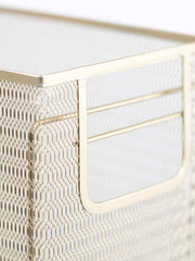 Load image into Gallery viewer, Fontvieille 5 Piece Gold Desk Organizer Set with Desktop Hanging File Organizer