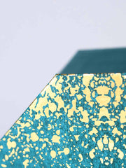 Load image into Gallery viewer, Foldable Magazine File Holder with Gold Label Holder - Set of 4 - Peacock