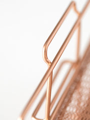 Load image into Gallery viewer, Fontvieille Stackable Rose Gold Paper Tray - Set of 2 - Letter Size