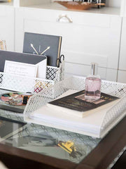 Load image into Gallery viewer, Riviera 6 Piece White Desk Organizer Set