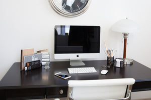 Load image into Gallery viewer, Blu Monaco Bronze Desk Organizer for - 3 Piece Desk Accessories Set - Bronze Trellis Pattern - Blu Monaco