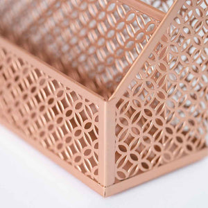 Load image into Gallery viewer, Riviera 6 Piece Rose Gold Desk Organizer Set