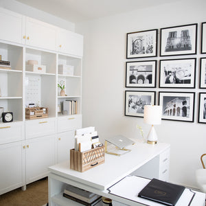 Load image into Gallery viewer, Natural Wooden Mail Organizer - Desktop File Holder -