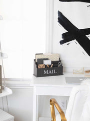 Load image into Gallery viewer, Espresso Brown Wooden Mail Organizer - 3 Tier