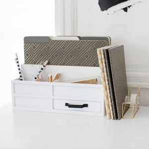 Load image into Gallery viewer, Decorative Notebooks - Set of 4 - Dark Grey and Cream with Gold Foil