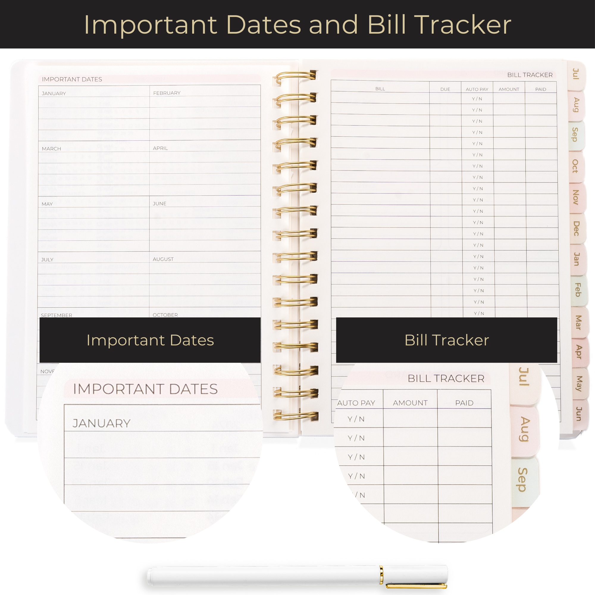 Small Planner 2024-2025 Daily Weekly Monthly Planners 2024-2025 - 6 small-planner-2024-2025-daily-weekly-monthly-planners-2024-2025-6-x-blu-monaco