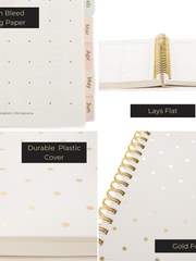 Load image into Gallery viewer, Large Planner 2024-2025 Daily Weekly Monthly Planners 2024-2025 for Women - 18 Month Planner 2024-2025 - Mom, Work, School Calendar Planner 8.5&quot; x 11&quot; Appointment Book with 419 Stickers and Bookmark
