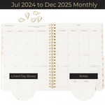 Load image into Gallery viewer, Large Planner 2024-2025 Daily Weekly Monthly Planners 2024-2025 for Women - 18 Month Planner 2024-2025 - Mom, Work, School Calendar Planner 8.5&quot; x 11&quot; Appointment Book with 419 Stickers and Bookmark

