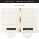 Load image into Gallery viewer, Large Planner 2024-2025 Daily Weekly Monthly Planners 2024-2025 - 8.5&quot; x 11&quot; Appointment Book for Women, Mom, Work, School Calendar Planner - 18 Month Planner 2024-2025 with 419 Stickers and Bookmark
