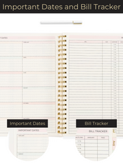 Load image into Gallery viewer, Large Planner 2024-2025 Daily Weekly Monthly Planners 2024-2025 - 8.5&quot; x 11&quot; Appointment Book for Women, Mom, Work, School Calendar Planner - 18 Month Planner 2024-2025 with 419 Stickers and Bookmark
