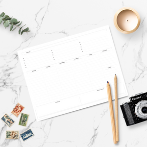 Weekly Planner Notepad – Undated Planner Pad with 52 Tear-Off Sheets – Beautiful To-Do List Notepad for Goals, Priorities, and Tracking