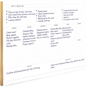 Load image into Gallery viewer, Weekly Planner Notepad – Undated Planner Pad with 52 Tear-Off Sheets – Beautiful To-Do List Notepad for Goals, Priorities, and Tracking
