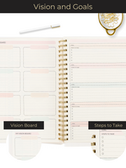 Load image into Gallery viewer, Large Planner 2024-2025 Daily Weekly Monthly Planners 2024-2025 - 8.5&quot; x 11&quot; Appointment Book for Women, Mom, Work, School Calendar Planner - 18 Month Planner 2024-2025 with 419 Stickers and Bookmark
