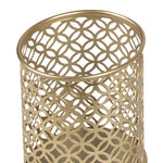 Load image into Gallery viewer, BLU MONACO Gold Pen Cup - Metal Pencil Cup - Gold Desktop Pencil Holder - Desk Pen Holder
