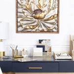 Load image into Gallery viewer, Riviera Gold Magazine File Holder - Decorative Magazine Holder for Desk - Metal Magazine Holders for Shelves - Magazine Organizer Bin - Book Holder and File Boxes
